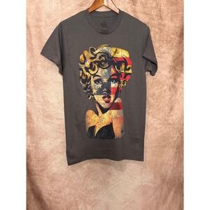 Radio Days Marilyn Monroe American Flag Tee Size S NWOT